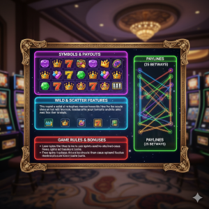 Bir slot ödeme tablosu ve içerdiği kritik bilgiler