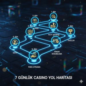Online casinoya yeni başlayanlar için hazırlanan 7 günlük başlangıç ve yol haritası